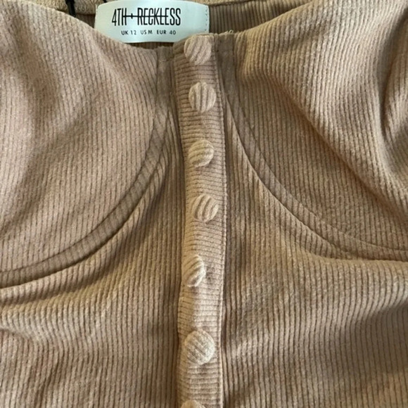 Malone Ribbed Bodysuit by 4th & Reckless, NWT - Picture 9 of 12